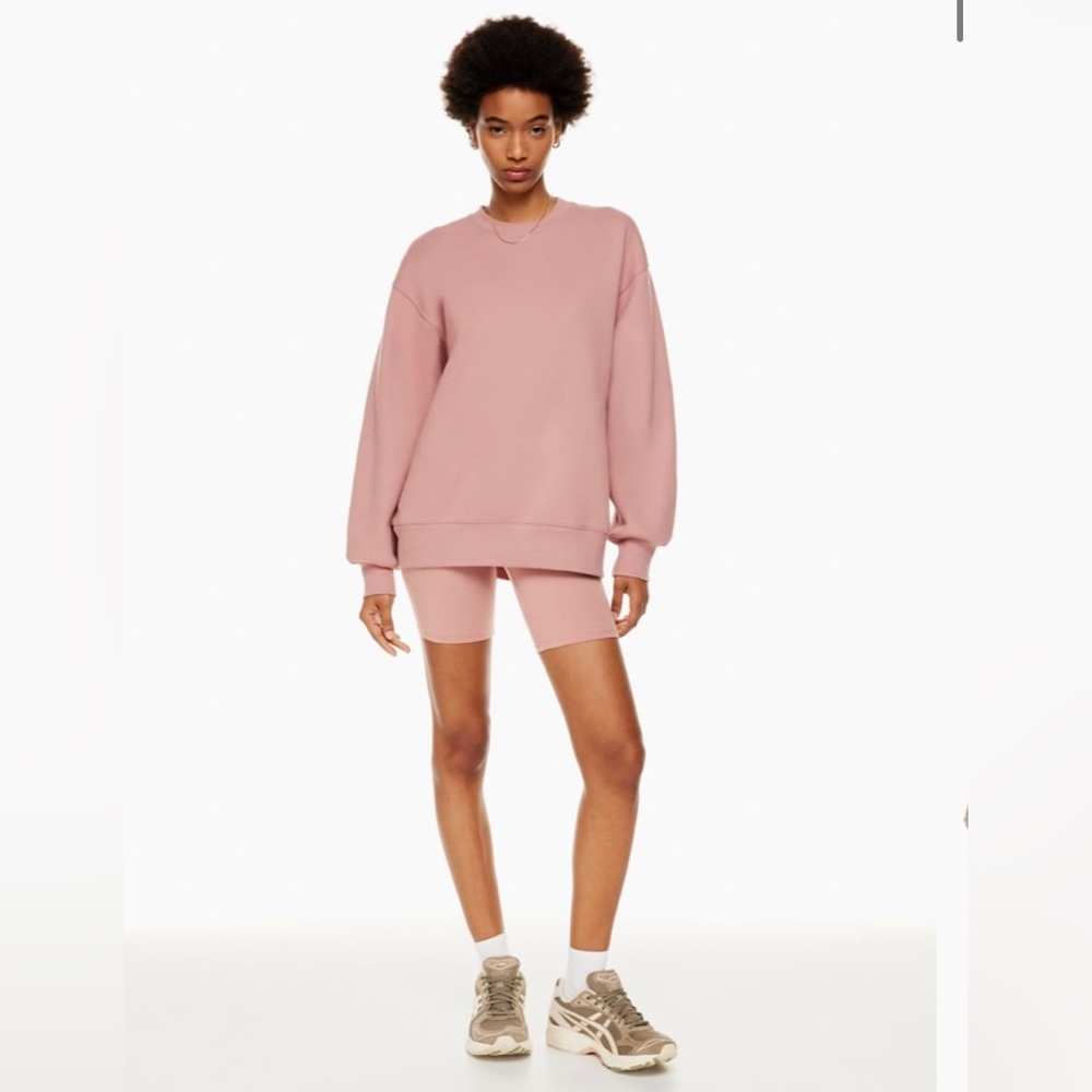 Tna Cozy Fleece Boyfriend Crew Sweatshirt